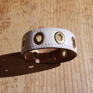 Coach leather cuff